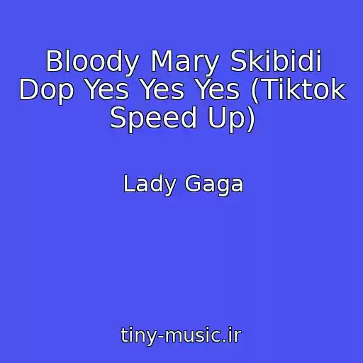کاور آهنگ Bloody Mary Skibidi Dop Yes Yes Yes (Tiktok Speed Up) از Lady Gaga