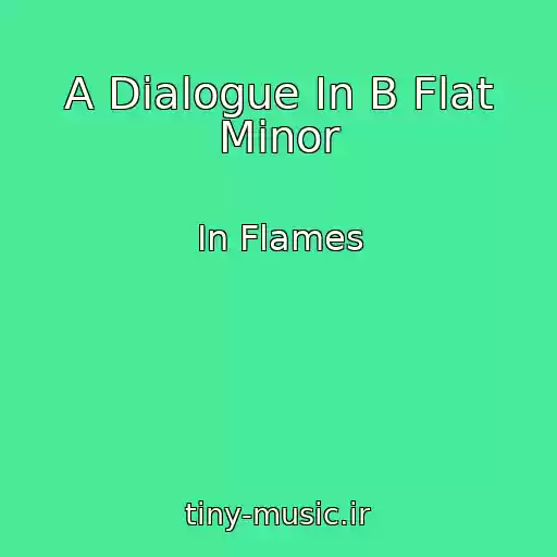 کاور آهنگ A Dialogue In B Flat Minor از In Flames