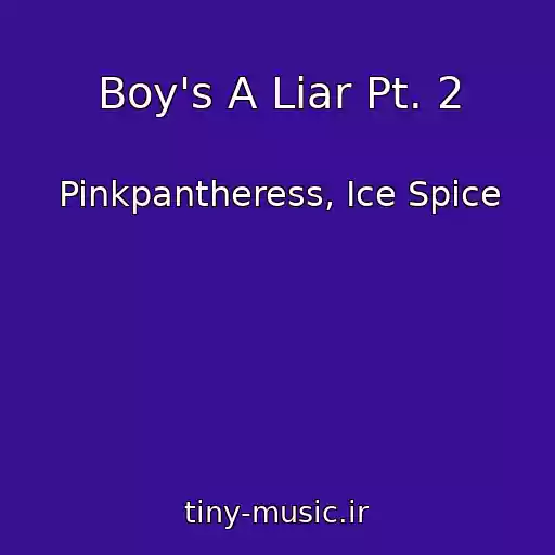 کاور آهنگ Boy's A Liar Pt. 2 از Pinkpantheress, Ice Spice