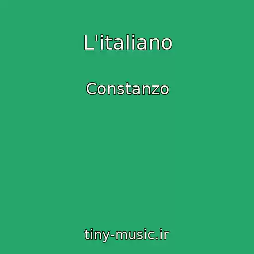 کاور آهنگ L'italiano از Constanzo