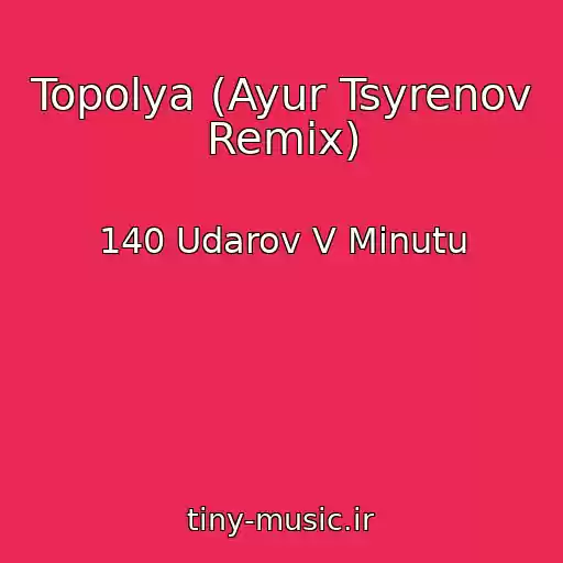 کاور آهنگ Topolya (Ayur Tsyrenov Remix) از 140 Udarov V Minutu