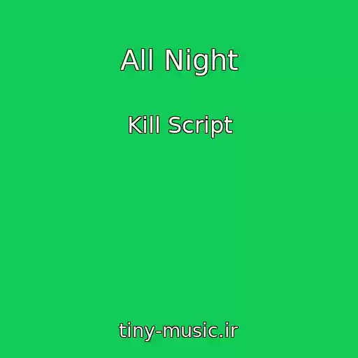 کاور آهنگ All Night از Kill Script