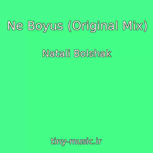 کاور آهنگ Ne Boyus (Original Mix) از Natali Bolshak
