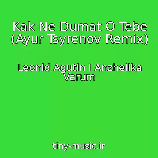کاور آهنگ Kak Ne Dumat O Tebe (Ayur Tsyrenov Remix) از Leonid Agutin I Anzhelika Varum