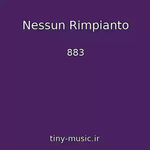 کاور آهنگ Nessun Rimpianto از 883