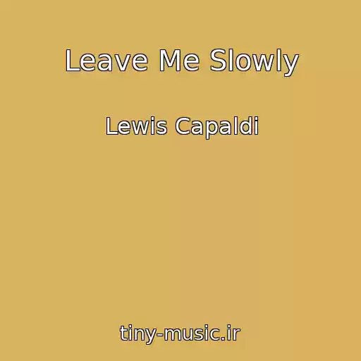 کاور آهنگ Leave Me Slowly از Lewis Capaldi