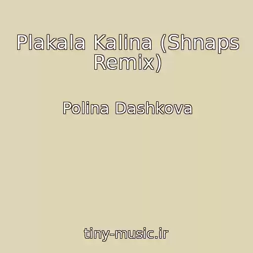 کاور آهنگ Plakala Kalina (Shnaps Remix) از Polina Dashkova