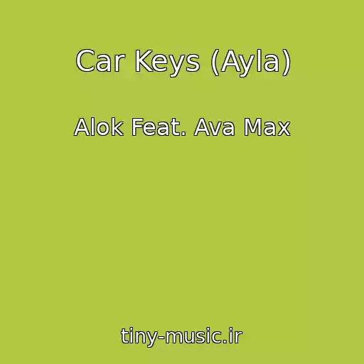 کاور آهنگ Car Keys (Ayla) از Alok Feat. Ava Max