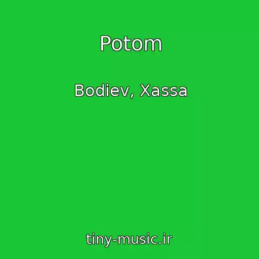 کاور آهنگ Potom از Bodiev, Xassa