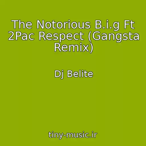 کاور آهنگ The Notorious B.i.g Ft 2Pac Respect (Gangsta Remix) از Dj Belite