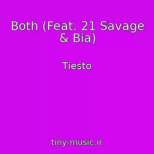 کاور آهنگ Both (Feat. 21 Savage & Bia) از Tiesto