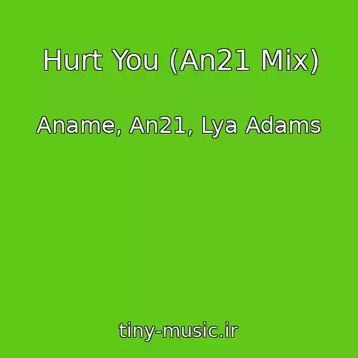 کاور آهنگ Hurt You (An21 Mix) از Aname, An21, Lya Adams