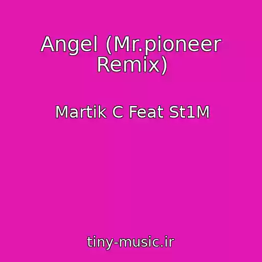 کاور آهنگ Angel (Mr.pioneer Remix) از Martik C Feat St1M