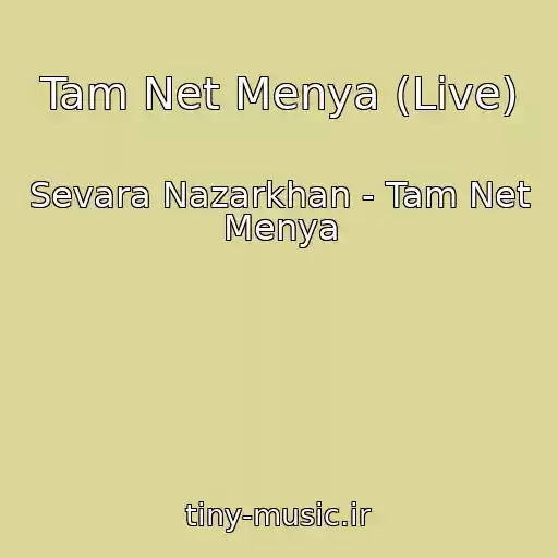 کاور آهنگ Tam Net Menya (Live) از Sevara Nazarkhan - Tam Net Menya