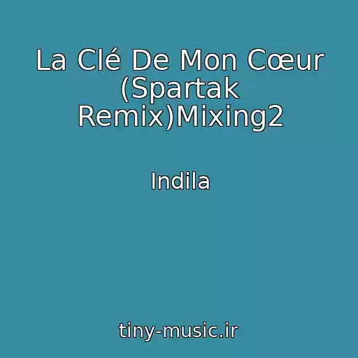 کاور آهنگ La Clé De Mon Cœur (Spartak Remix)Mixing2 از Indila