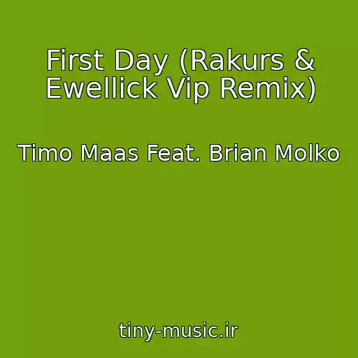 کاور آهنگ First Day (Rakurs & Ewellick Vip Remix) از Timo Maas Feat. Brian Molko