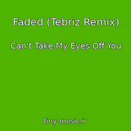 کاور آهنگ Faded (Tebriz Remix) از Can't Take My Eyes Off You