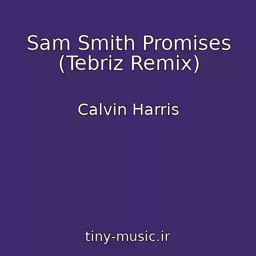 کاور آهنگ Sam Smith Promises (Tebriz Remix) از Calvin Harris