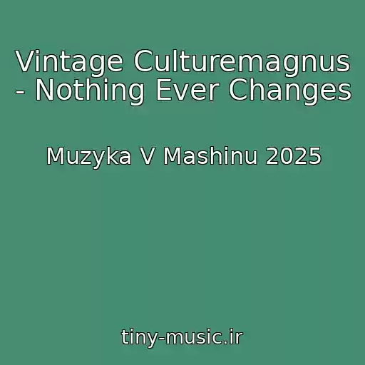 کاور آهنگ Vintage Culturemagnus - Nothing Ever Changes از Muzyka V Mashinu 2025