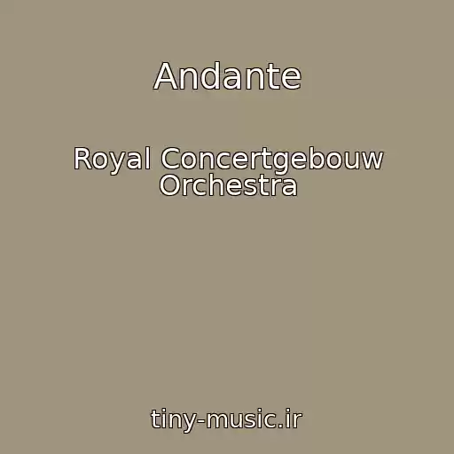 کاور آهنگ Andante از Royal Concertgebouw Orchestra