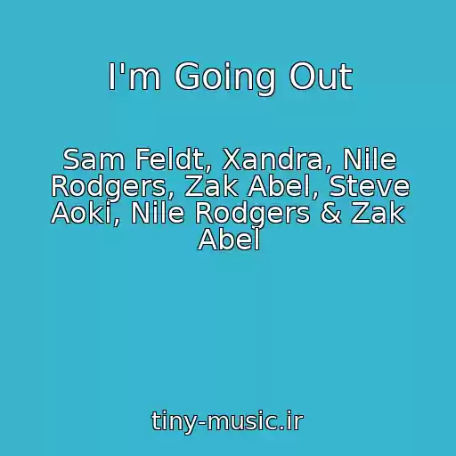 کاور آهنگ I'm Going Out از Sam Feldt, Xandra, Nile Rodgers, Zak Abel, Steve Aoki, Nile Rodgers & Zak Abel