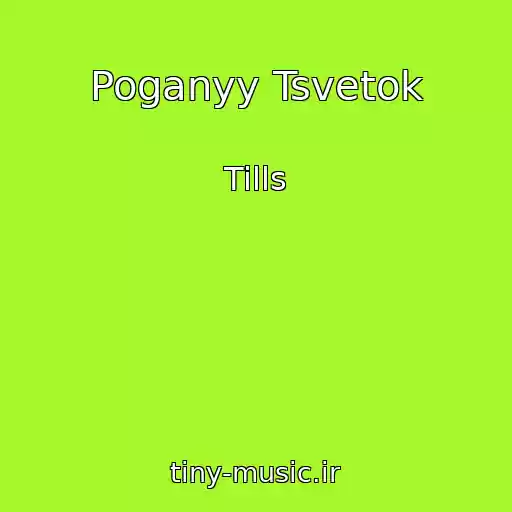کاور آهنگ Poganyy Tsvetok از Tills