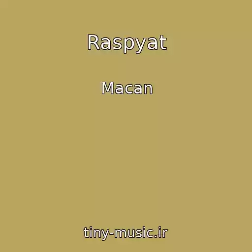 کاور آهنگ Raspyat از Macan
