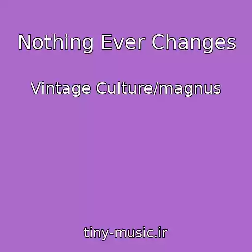 کاور آهنگ Nothing Ever Changes از Vintage Culture/magnus