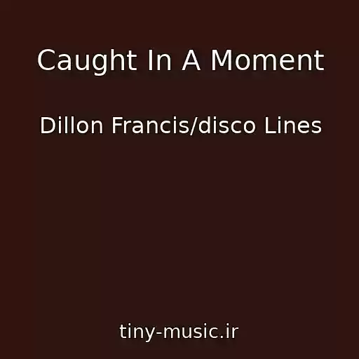 کاور آهنگ Caught In A Moment از Dillon Francis/disco Lines