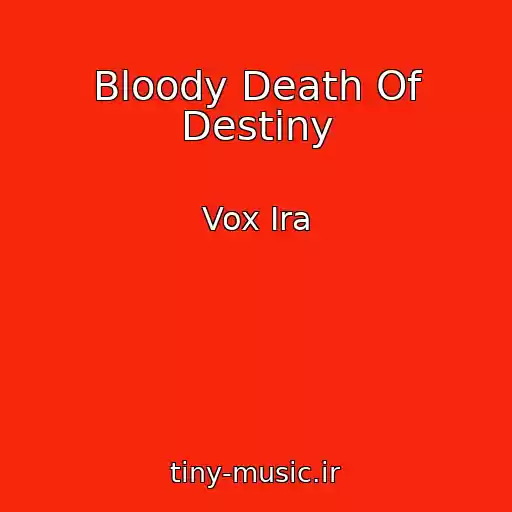 کاور آهنگ Bloody Death Of Destiny از Vox Ira