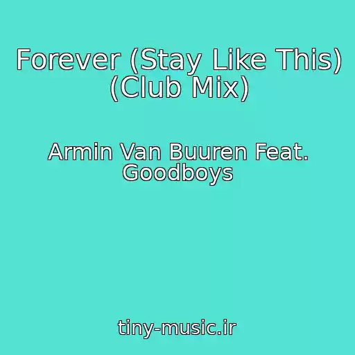 کاور آهنگ Forever (Stay Like This) (Club Mix) از Armin Van Buuren Feat. Goodboys