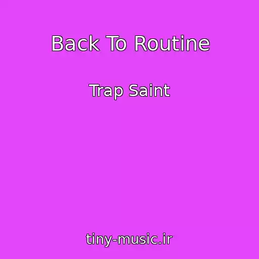 کاور آهنگ Back To Routine از Trap Saint