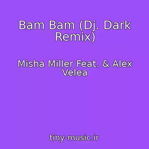 کاور آهنگ Bam Bam (Dj. Dark Remix) از Misha Miller Feat. & Alex Velea