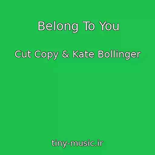 کاور آهنگ Belong To You از Cut Copy & Kate Bollinger