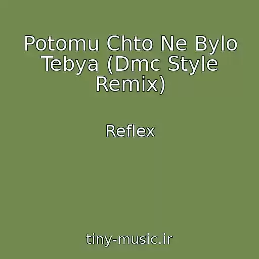 کاور آهنگ Potomu Chto Ne Bylo Tebya (Dmc Style Remix) از Reflex