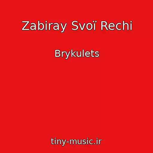 کاور آهنگ Zabiray Svoї Rechі از Brykulets
