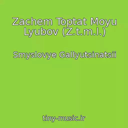 کاور آهنگ Zachem Toptat Moyu Lyubov (Z.t.m.l.) از Smyslovye Gallyutsinatsii