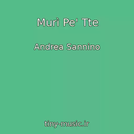 کاور آهنگ Murì Pe' Tte از Andrea Sannino