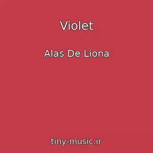 کاور آهنگ Violet از Alas De Liona