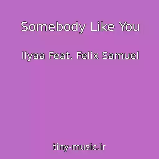 کاور آهنگ Somebody Like You از Ilyaa Feat. Felix Samuel