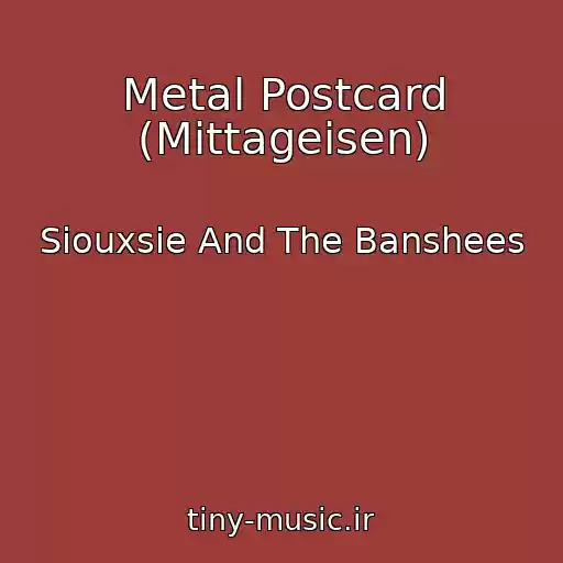 کاور آهنگ Metal Postcard (Mittageisen) از Siouxsie And The Banshees