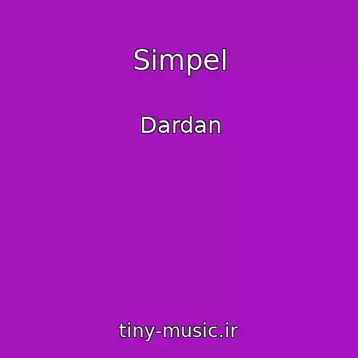 کاور آهنگ Simpel از Dardan