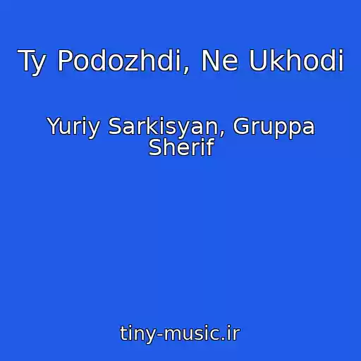 کاور آهنگ Ty Podozhdi, Ne Ukhodi از Yuriy Sarkisyan, Gruppa Sherif