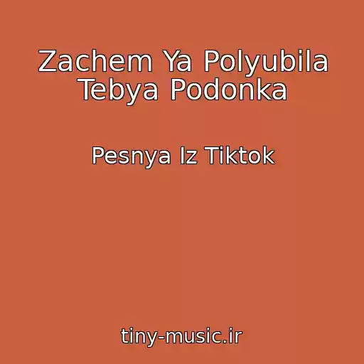 کاور آهنگ Zachem Ya Polyubila Tebya Podonka از Pesnya Iz Tiktok