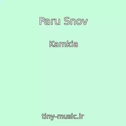 کاور آهنگ Paru Snov از Kamkia