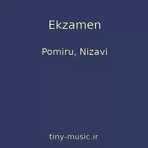 کاور آهنگ Ekzamen از Pomiru, Nizavi