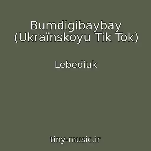 کاور آهنگ Bumdіgіbaybay (Ukraїnskoyu Tik Tok) از Lebediuk