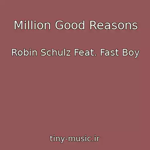 کاور آهنگ Million Good Reasons از Robin Schulz Feat. Fast Boy