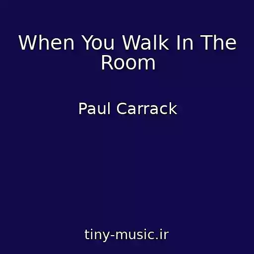 کاور آهنگ When You Walk In The Room از Paul Carrack