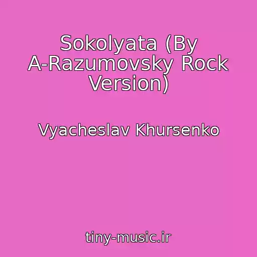 کاور آهنگ Sokolyata (By A-Razumovsky Rock Version) از Vyacheslav Khursenko